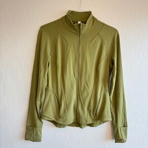 Lululemon Define Jacket 10 NWOT Full Zip Soft Slim Fit Green Athleasure yoga
